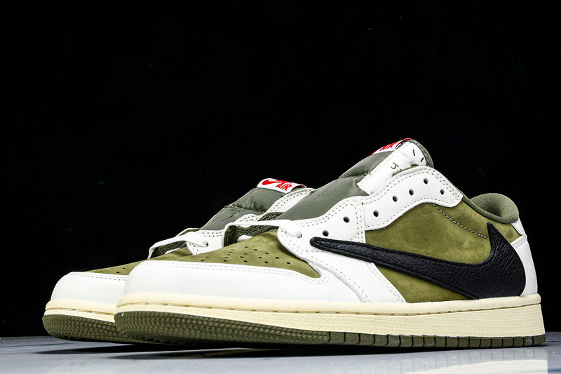 Jordan 1 Retro Low OG SP Travis Scott Medium Olive ( Pronta entrega )