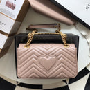 Gucci GG Marmont Small Matelasse Bag Nude