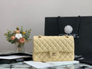 Chanel Classic Double Flap Quilted Medium Beige Clair ( Pronta entrega )