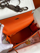 Bolsa Hermes Kelly Orange 25cm (Pronta Entrega)