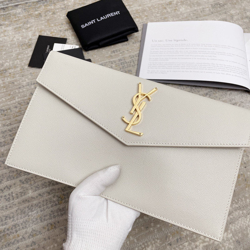 Saint Laurent Wallet White