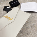 Saint Laurent Wallet White