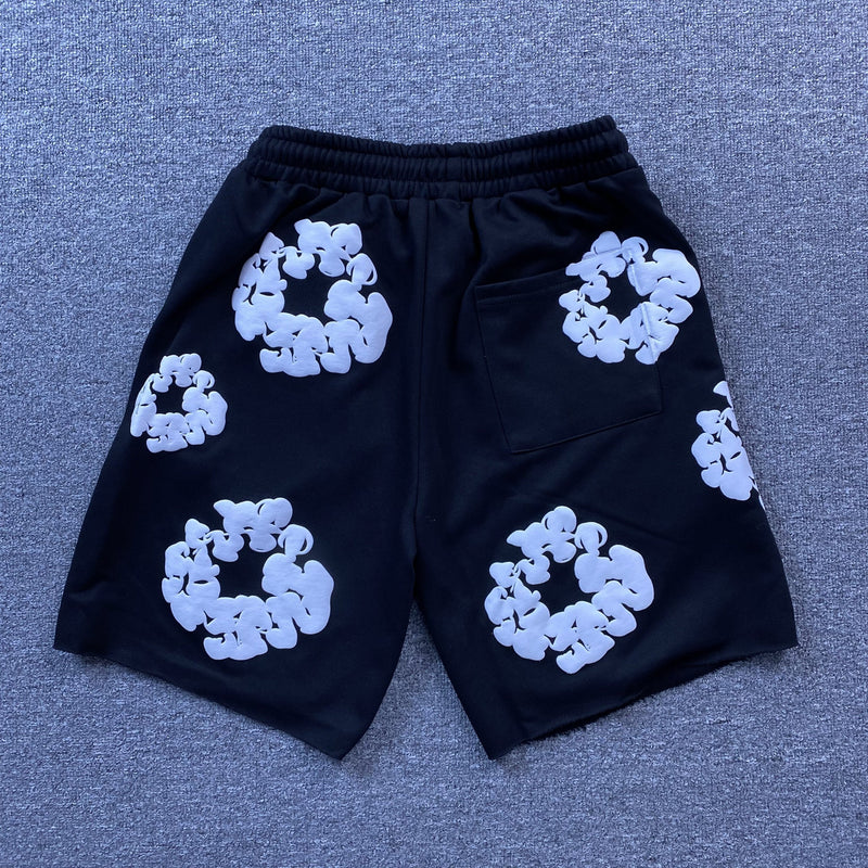 Shorts Moletom Cotton Wreath Denim Tears