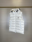 MONCLER SLEEVELESS - BOURNE WHITE \ BLACK