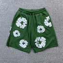 Shorts Moletom Cotton Wreath Denim Tears