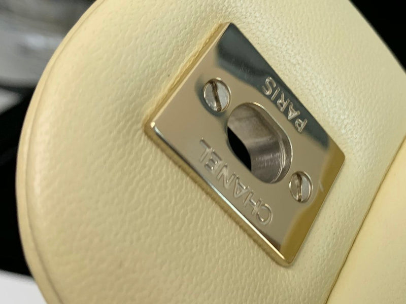 Chanel Classic Double Flap Quilted Medium Beige Clair ( Pronta entrega )