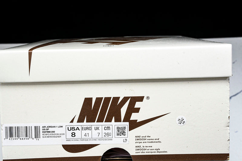 Jordan 1 Retro Low OG SP Travis Scott Medium Olive ( Pronta entrega )