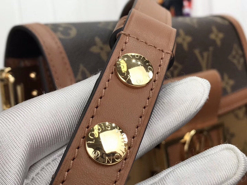 Lv Dauphine Mini Canvas Monogram