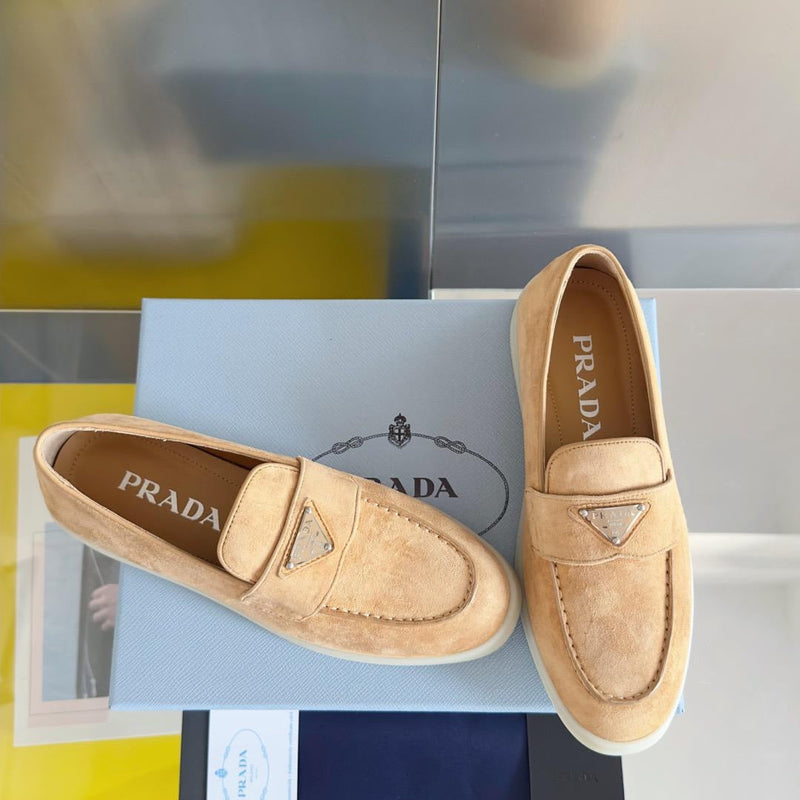 Prada Suede Loafers
