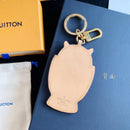Chaveiro Bag Charm Lv Monogram Portecle Owl Brown
