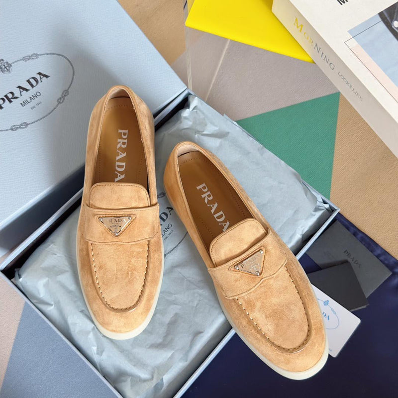 Prada Suede Loafers