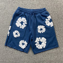 Shorts Moletom Cotton Wreath Denim Tears