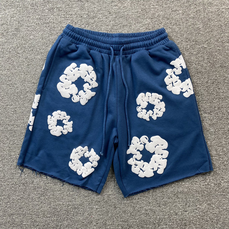 Shorts Moletom Cotton Wreath Denim Tears