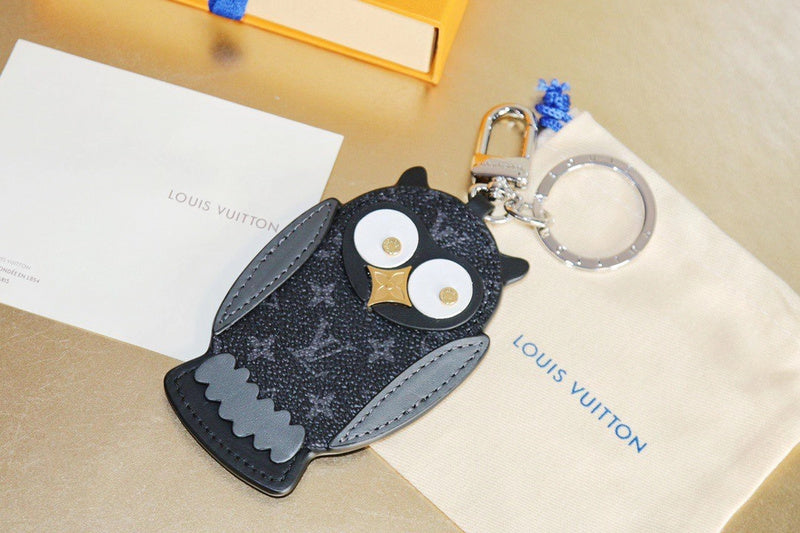 Chaveiro Bag Charm Lv Monogram Eclipse Portecle Owl
