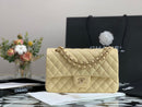 Chanel Classic Double Flap Quilted Medium Beige Clair ( Pronta entrega )