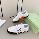 Off-White Vulcanized White Low Top Sneakers canvas
