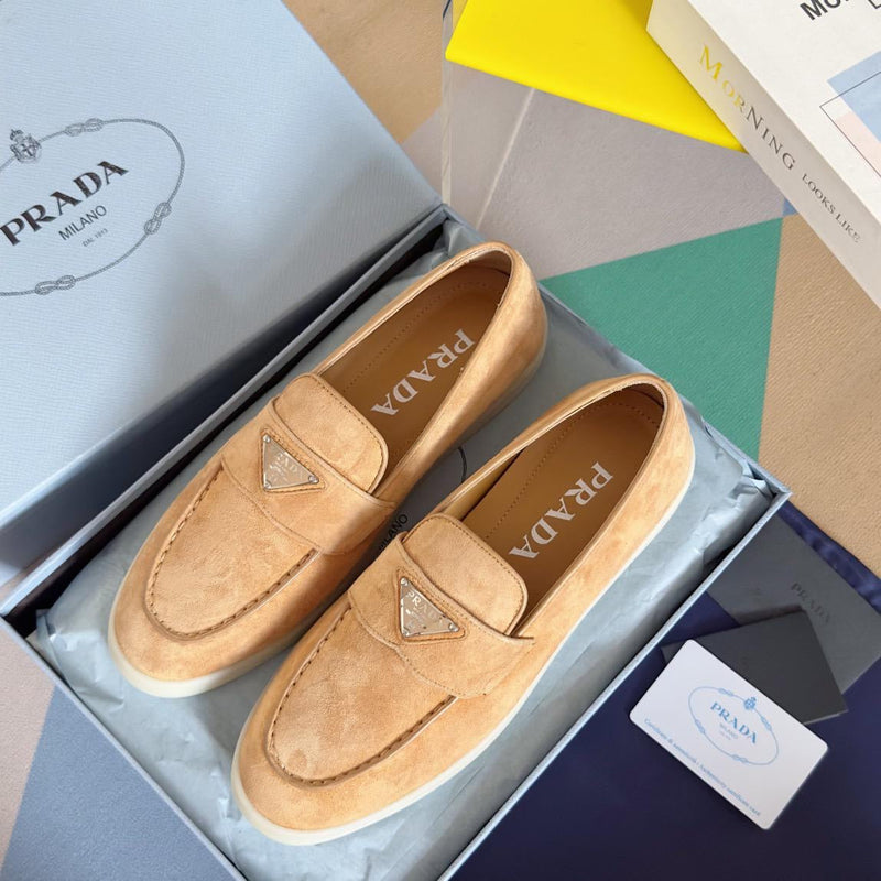 Prada Suede Loafers