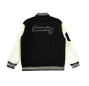 Jacket Varsity Black White
