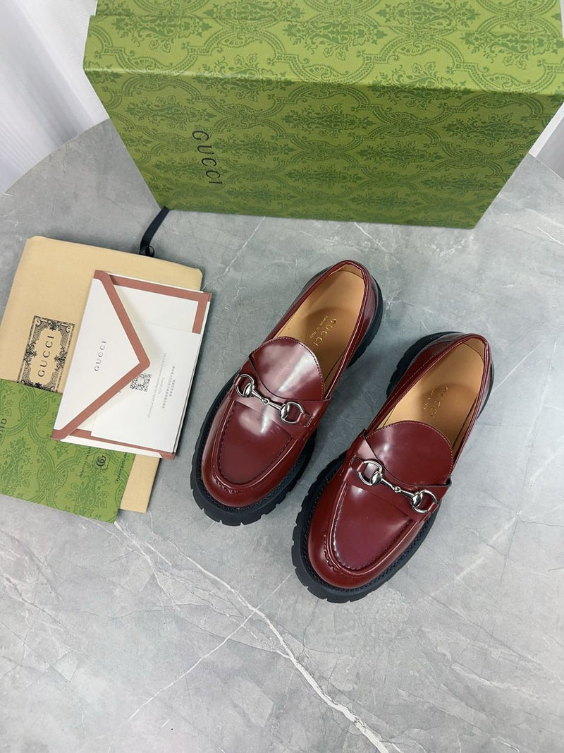 Mocassim Gucci Wine