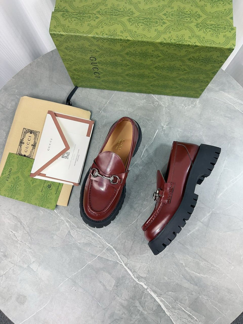 Mocassim Gucci Wine