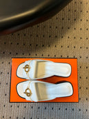 Hermes Sandal White