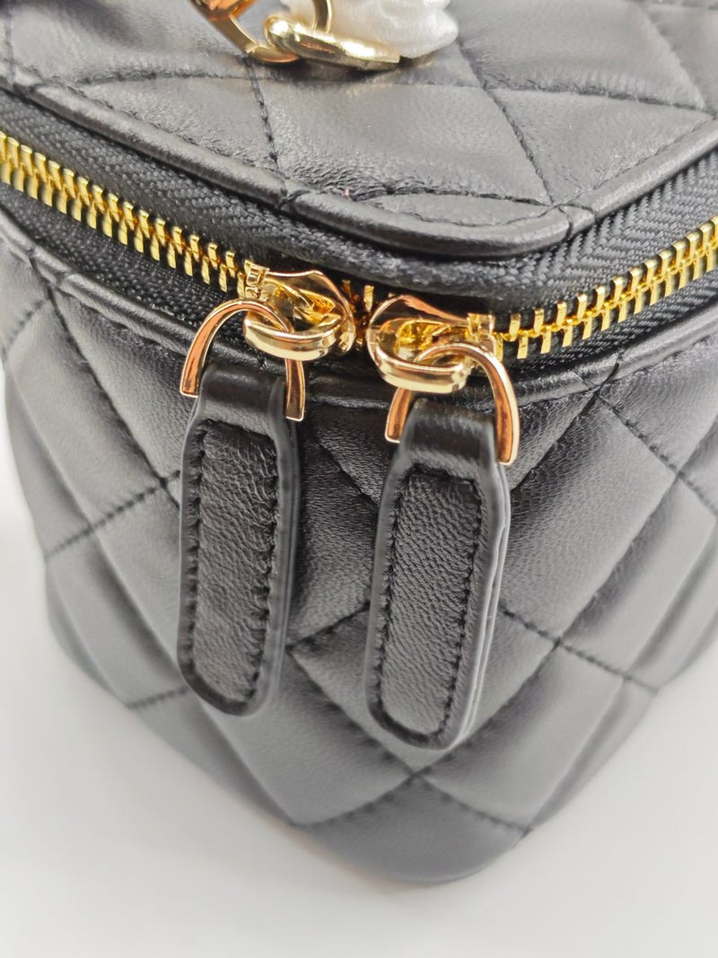 Bolsa Chanel Black Gold