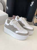 CELINE Sneakers With Wedge Outsole In Calfskin Leather