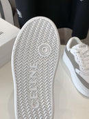 CELINE Sneakers With Wedge Outsole In Calfskin Leather