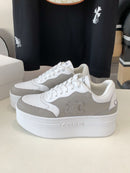 CELINE Sneakers With Wedge Outsole In Calfskin Leather