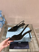 Prada Scarpin Slingback Black