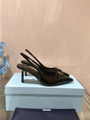 Prada Scarpin Slingback Black