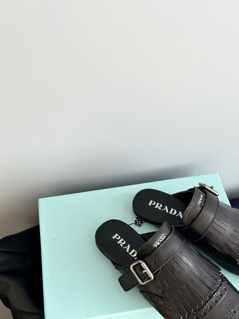 Prada Mule Suffle Black