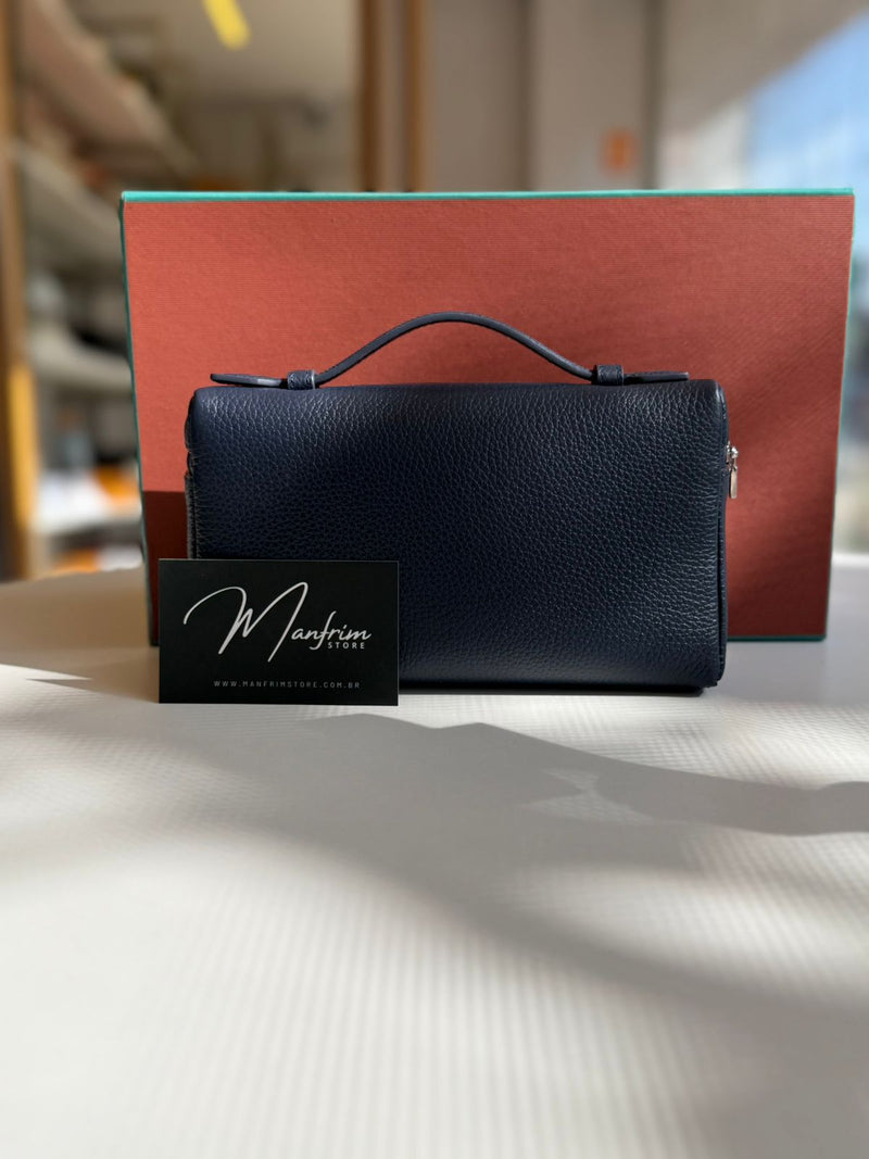 Loro Piana L19 Extra Pocket Pouch Blue