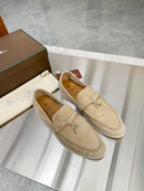 Loro Piana casual shoes Suede Goatskin Leather