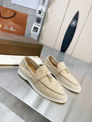 Loro Piana casual shoes Suede Goatskin Leather