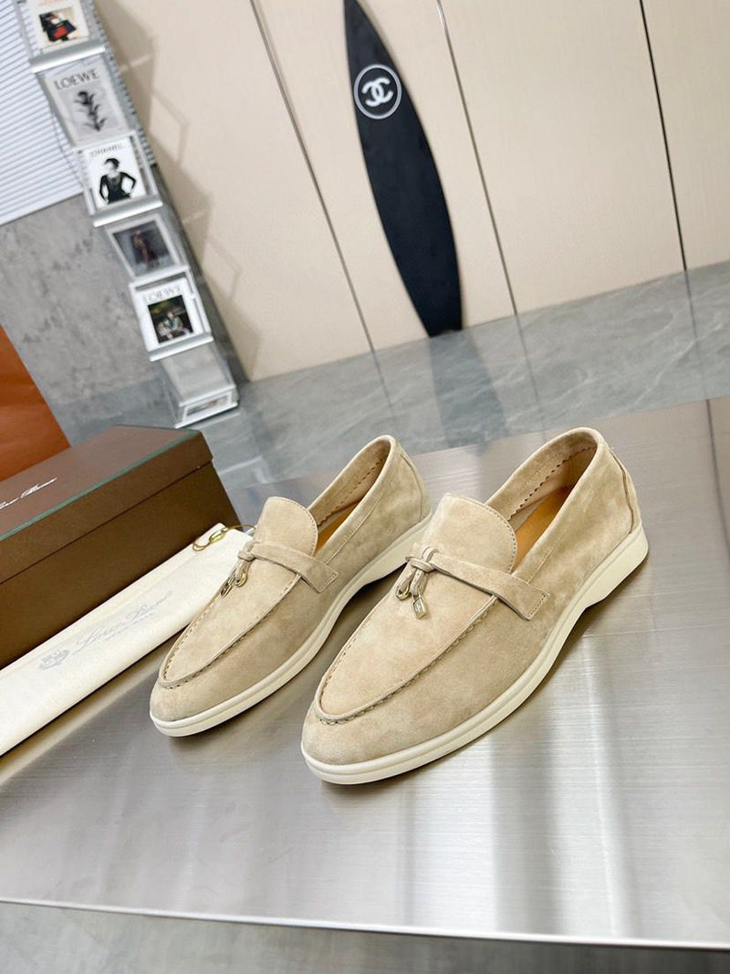 Loro Piana casual shoes Suede Goatskin Leather