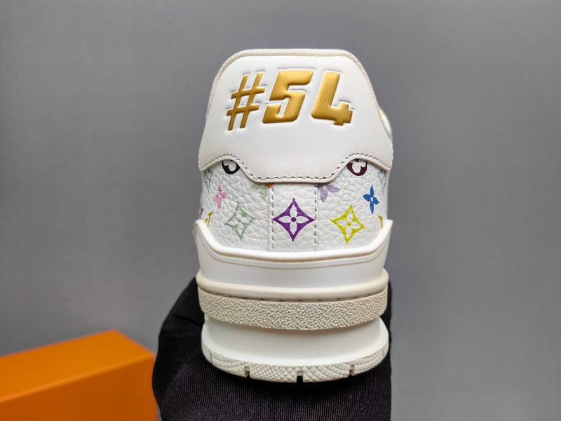 Louis Vuitton LV Trainer Takashi Murakami White