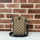 Gucci Mini GG Shoulder Bag Beige and Brown