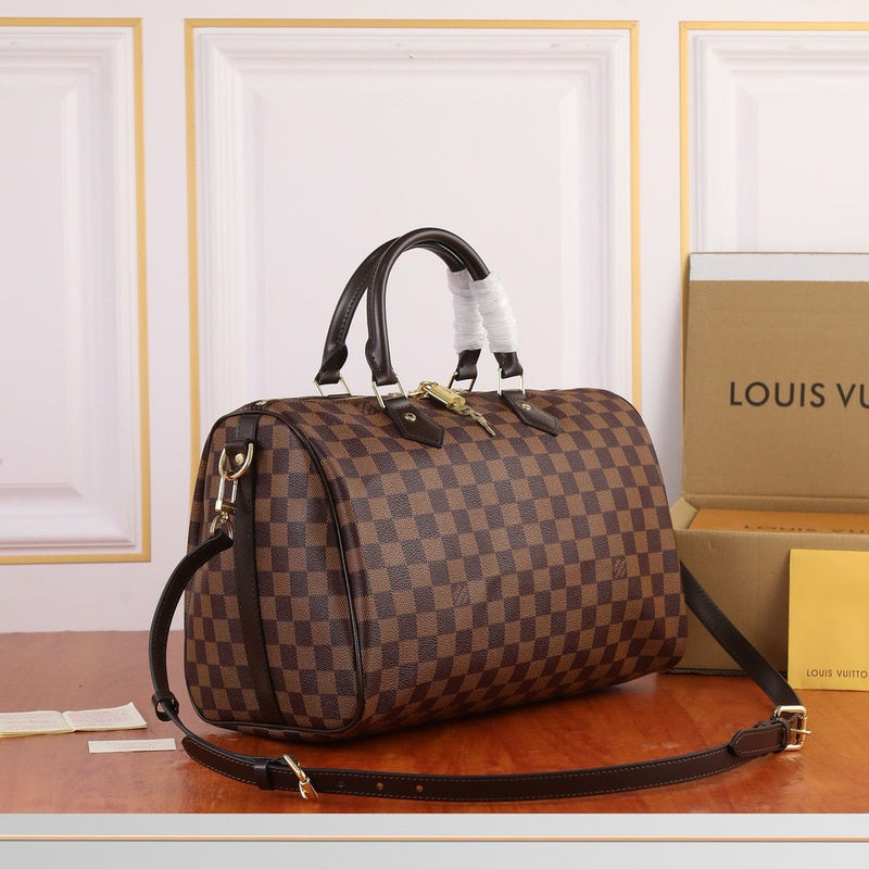 Lv Speedy Bandoulière Damier Ébène ( Pronta entrega )