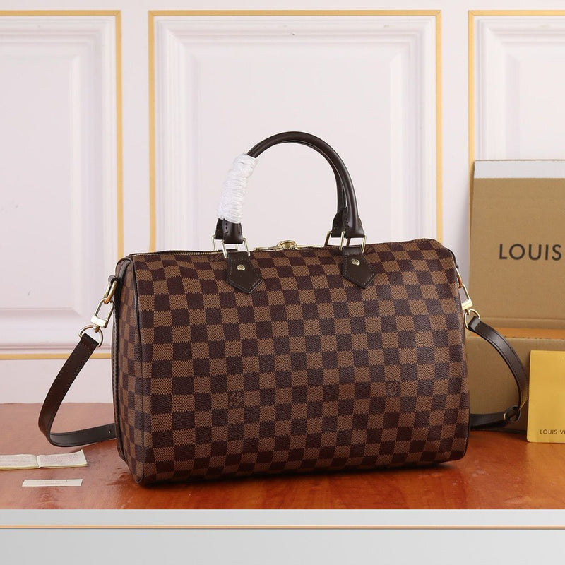 Lv Speedy Bandoulière Damier Ébène ( Pronta entrega )