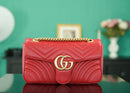 Gucci GG Marmont Small Matelasse Bag Red