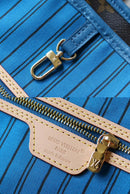Lv Neverfull Bandoulière Inside Out MM Gaston Blue