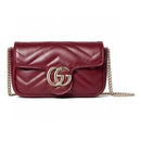 Gucci GG Marmont Mini Bag Rosso Ancora Red