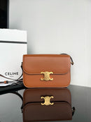Celine Classique Triomphe Leather Bag Brown