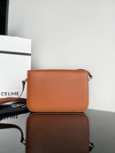 Celine Classique Triomphe Leather Bag Brown