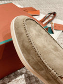 Loro Piana Suede Loafers Summer Walk