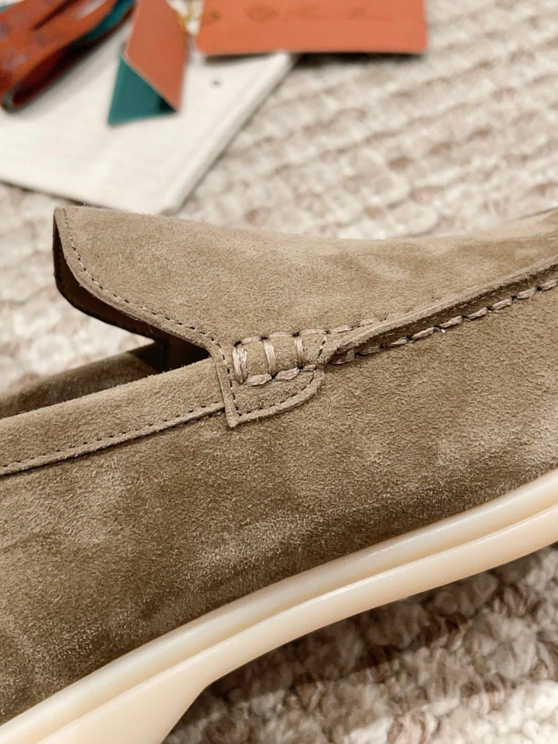 Loro Piana Suede Loafers Summer Walk