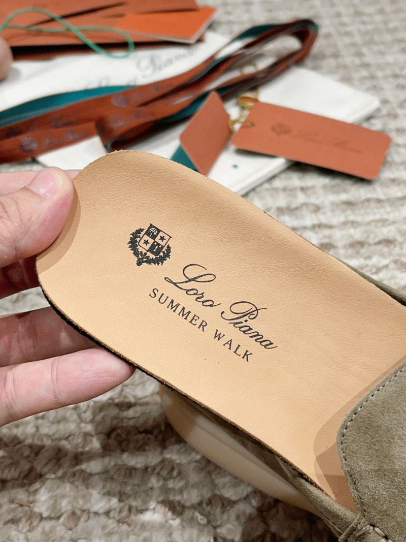 Loro Piana Suede Loafers Summer Walk