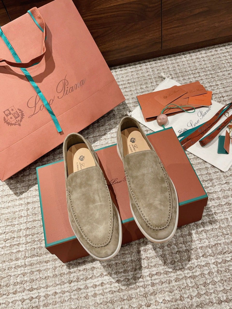Loro Piana Suede Loafers Summer Walk