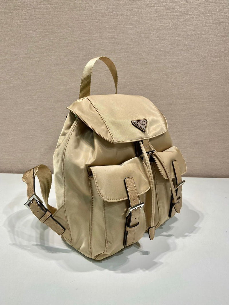 Mochila Prada Re-Nylon Desert Beige